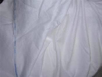 Miniatura 2 de Tela de lino blanco superfino 40 lea 58" de ancho 55momme
