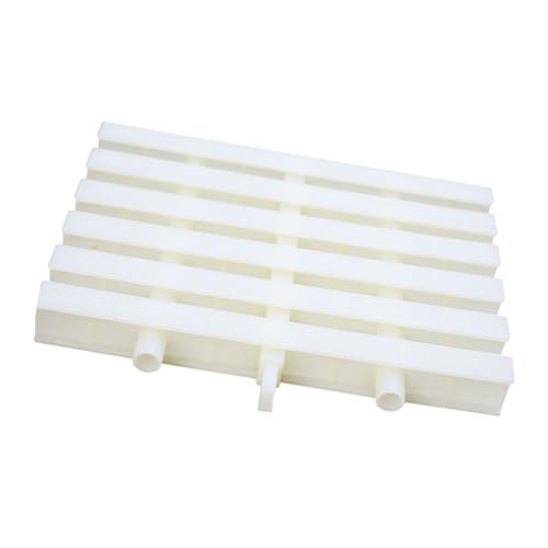 Grille de débordement de piscine flexible en plastique 18x100 cm (lot de 10)