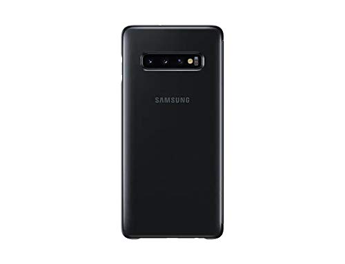 Samsung Galaxy Official Genuine S10+ S-View Flip Clear View Cover EF-ZG975CBEGKR (Black)