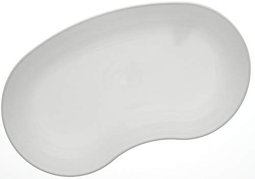 Nierenschale Kosmetex aus Kunststoff, weiß, lebensmittelecht, desinfizierbar, autoklavierbar, 26cm, 1 Liter, 5 Stück