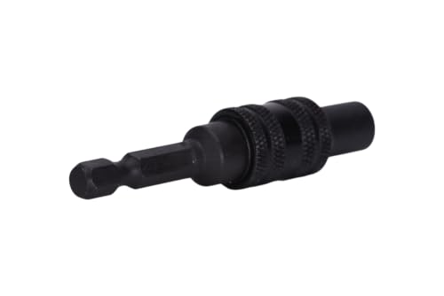 Image of Century Drill & Tool 66500 Impact Pro Magnetic Screwdriving Bit Holder | 1 /4 inch hex shank, precision-fit tip black oxide finish, heat-resistant coating