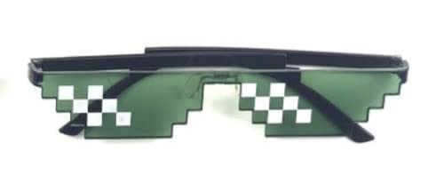 Image of Thug Life Sunglasses Pixel Gangsta Life Funny Novelty Shades