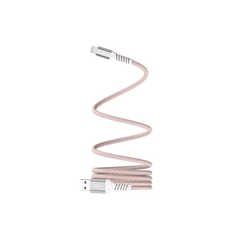Cable magnético Lightning WE con acabado premium rosa y conector USB 2.0 duradero 2