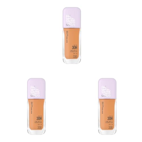 Image of Maybelline New York Super Stay Lumi Matte Liquid Foundation, 330 (Pack of 3)