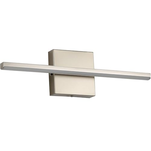 Image of Modern Bathroom Vanity Light 16 Inch, 14W Brushed Nickel Bathroom Light Fixture Over Mirror, Dimmable 5CCT LED Wall Sconce Lighting for Restroom Mirror Farmhouse