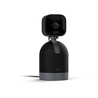 Blink Mini Pan-Tilt Camera | Videocamera intelligente di sicurezza, da interni, plug-in, audio...