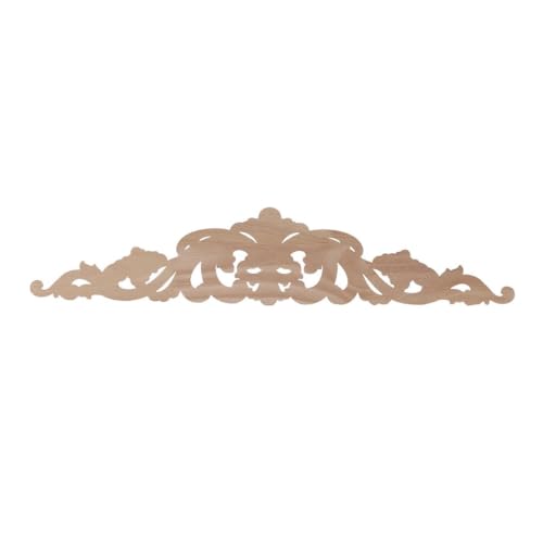 Decoración de esquina de madera tallada artesanal para muebles elegantes 8