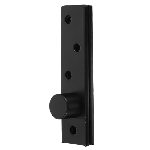 Anneome Stainless Metal Full Rotation Concealed Pivot Door Hinge Heavy Duty Offset Shaft Hidden Hinge for Narrow Wooden Doors with Matte Black Finish for Industrial and Residential Use