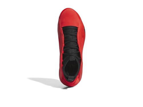 adidas Unisex-Adult Harden Volume 8, Red/Black/Silver Metallic, 9