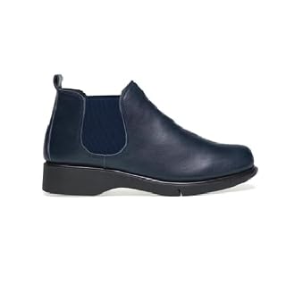 FRAU CHAUSSURES FEMME BEATLES CONFORT EN CUIR TIVOLI 53N1 EU, bleu marine, 37 EU – Image 5