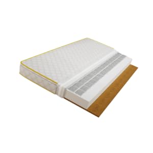 Veres Company Colchón de coco, trigo sarraceno para cuna de bebé, 120 x 60 cm