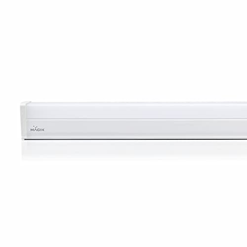 Image of MAGIK Ultima Square 20W 3-in-1 LED Batten | Cool White, Warm White & Natural White Modes | Energy Efficient Linear Tube Light for Home & Office | Sleek Design | Long Life | Pack of 1