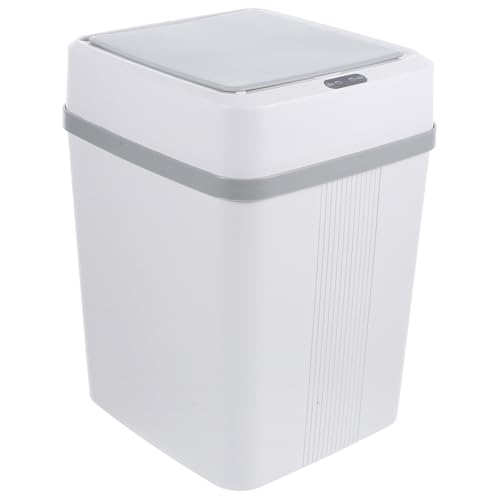 Bote de basura sensor automático 12L plástico blanco