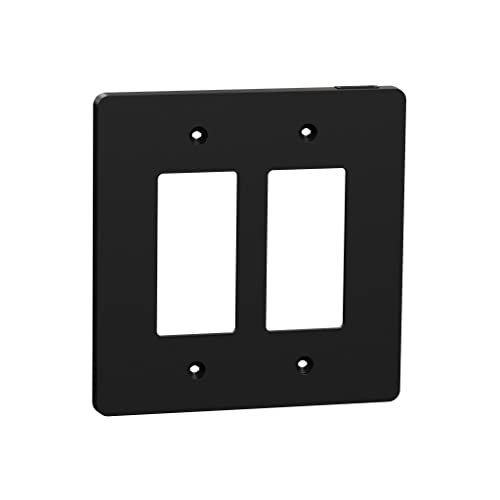 Schneider Electric Square D Plaque murale 2 gangs, taille moyenne+