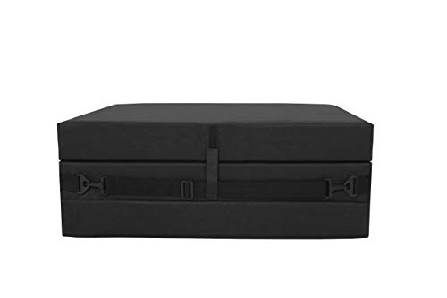American Furniture Alliance Jr Twin Black Trifold Mattress, Mesh/Poly - Thumbnail 5