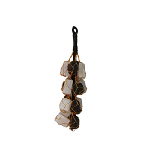 Black Tourmaline & Selenite Crystal Hanger - Natural Healing & Protection Wall Decor, Negative Energy Cleansing, Stress Relief, Home Office Decoration, Meditation Aid, Unique Gift Idea-image-18