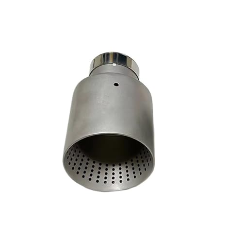Boquilla de escape de acero inoxidable mate y gran diámetro para una estética premium