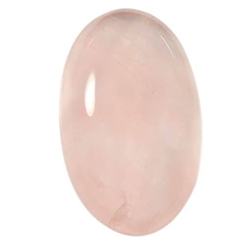 Quartz rose naturel cabochon de 34,45 carats, la gemme parfaite pour offrir