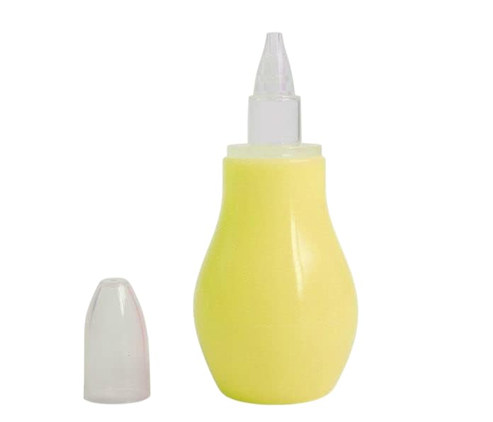 GigglyGiraffes Baby Nose Cleaner | Nasal Aspirator Vacuum Sucker | Mucus & Snot Removal Pump | Safe & Gentle for Infants & Toddlers | Soft Silicone Tip | Easy to Use & Clean | Blister Pack (Yellow, Normal)-image-36
