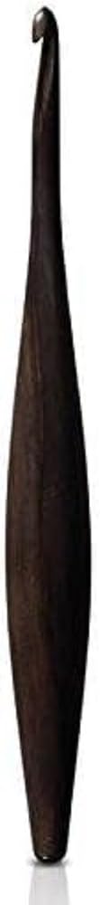 Furls Crochet Hook, Ebony Streamline Wood, Ergonomic Handle Crochet Hooks 7" (Streamline - Ebony, K - 6.50MM)