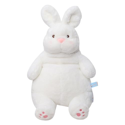 UOAO ウサギ ぬいぐるみ ウサギ 抱き枕 ウサギ クッション かわいい ウサギ おもちゃ 昼枕 柔らかい 睡眠枕 漫画 人形 クリスマス 女の子 誕生日 プレゼント人形 誕生日のおもちゃ 贈り物 ぬいぐるみ キッズパーティー用品 ホワイト 80cm