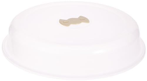 KitchenCraft Mikrowellendeckel für Lebensmittel mit Luftöffnung, BPA-Freier Kunststoff, für 26 cm...