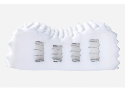 Travesseiro Molas Cervical, Duoflex, Branco, para Fronha 50 x 70 cm, Espuma 100% Poliuretano