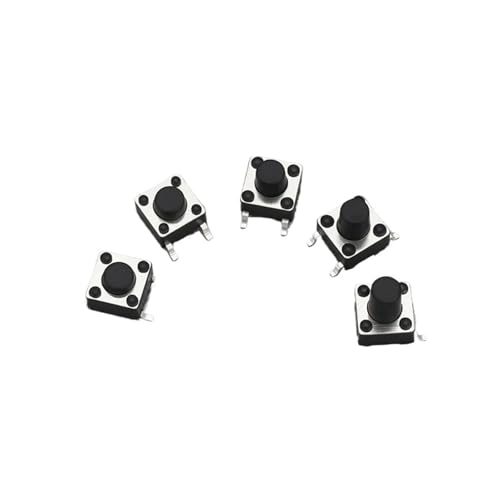 Interruptor dip 6x6x10mm táctil de 4 pines componente electrónico SMD pack de 1000 piezas 2