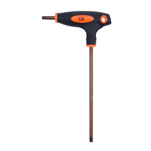 Image of Antrader T25 Torx Screwdriver,Anti Tamper Proof Torx Key,S2 Steel T-Handle Dual End Wrench-1Pcs