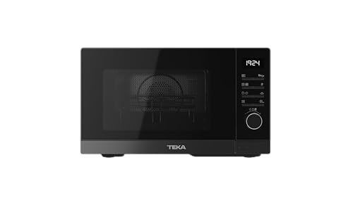 Teka MWE FS23 GC BK AirFry - Microondas de Libre Instalación con Grill, Capacidad 23 L, con Función Airfry, 5 Niveles de Potencia, Salida 900 W, Microondas con Grill 23 L, Color Negro