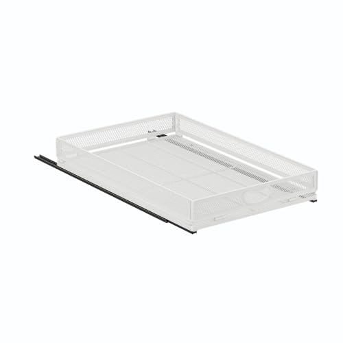 ODOROKU Huge Size Sliding Cabinet Basket Organizer Drawer Multi-Purpose Under Sink Organizers and Storage for Bathroom Kitchen Under Bathroom Sink Organizer (13.7(W) x 21.6(L) x 3.3(H))