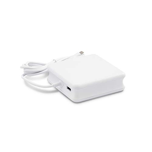 Cargador de teléfonos móviles LMP 17197 de corriente color blanco con cable de 1.8 metros