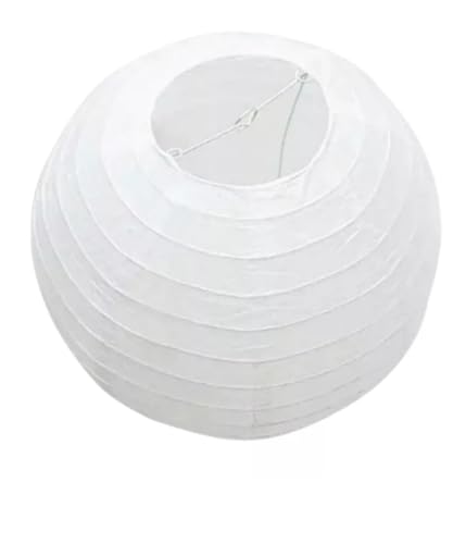 La Mejor Recopilación de Lámparas ambientadoras - los preferidos. 43 10 Piezas Lamparas Papel Arroz Pantalla China 30 cm 12 Pulgadas Fiesta Cumpleaños Boda XV Años Decoracion Colgante Ambiente Romantico Linterna, Colores Blanca