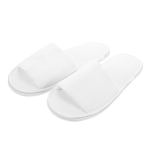 GOOHOCHY Elegant Indoor Slippers 5 Pairs Soft Spa Sleepers for Hotel Spa Guesthouse