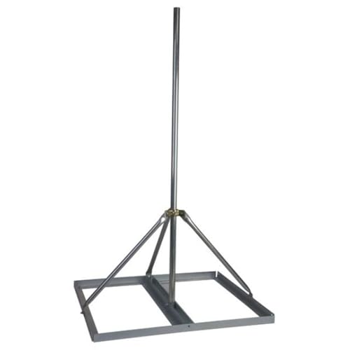 Non-Penetrating Roof Mount with 1.66' x 30' Mast - EZ NP-30-166 Flat Roof Mount (Non Penetrating Mount with 30' Mast)