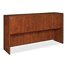 Lorell LLR69416 69416 Hutch W/Doors,72-Inch X15-Inch X36-Inch ,Cherry thumb #3
