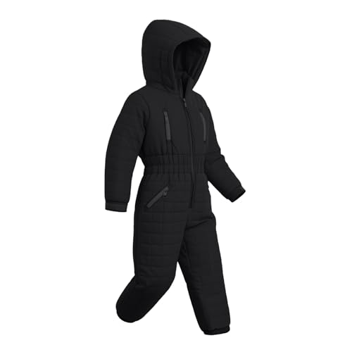 AMhomely Snow Suit for Kids Girls Boys Ski Jacket and Snowbib Snowsuit Set 2 Piece Zip Up Jacket and Overall Snowsuit Set for Little Kids 1-10 Years - Image 6