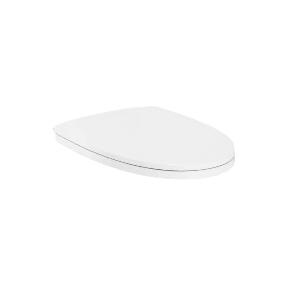 Gala Jazz – Tapa y Asiento Fijo Inodoro - Forma Ovalada - Caída Libre - Incluye Kit Fijación - Bisagras Cromadas - Fácil Limpieza - Color Blanco