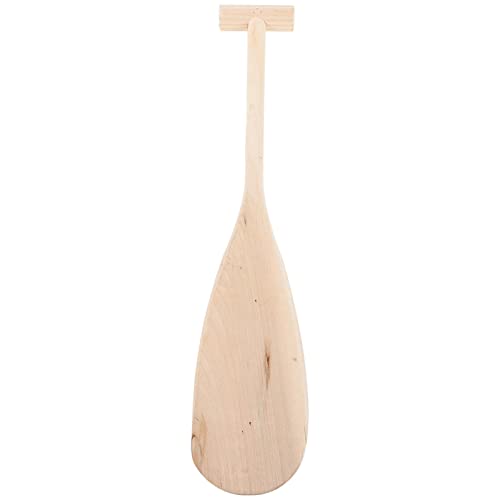 BESPORTBLE Kid Boat Oar Wooden Paddle Unfinished Oar for .5 Inch Unfinished Wood Paddle with Oar Shape for Canoes Oar Child Boat Paddle