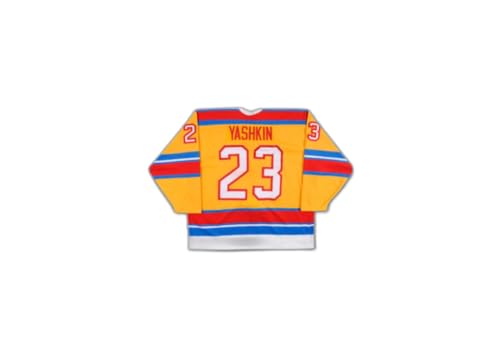 Yashkin Khimik Russian Moscow Yellow Hockey Jersey, Stitch Custom Any Name Number Size