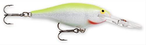 Rapala Shad Rap 05 Fishing lure, 2-Inch, Silver Fluorescent Chartreuse