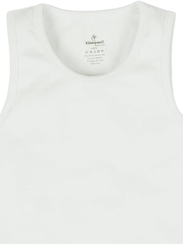 Image of KiddoPanti Boys 100% Cotton Rib Vest Pack of 3