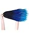 3Packs Senegalese Twist Crochet Hair Ombre Blue 22inches 20 stands Crochet Braids Micro Twist Crochet Hair Pre Looped Kanekalon Synthetic Senegalese Twist Hair Extensions(T1b/Blue/Light Blue)