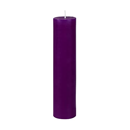 2 x 9 Purple Pillar Candle