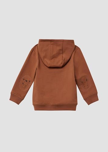 s.Oliver Sweatshirt-Jacke mit Kapuze und Ellenbogenpatches