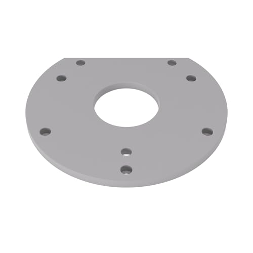 Piastra di base su misura e robusta adatta per fresatrici verticali Bosch POF 1200 AE/1400 ACE.