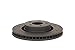Hawk Performance Brakes Talon Cross-Drilled and Slotted Vented Rotor, 13.99 in. Diameter, 1.95 in. Height