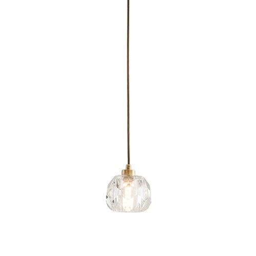 Suspension cristal LED luminaire de plafond moderne pour salle à manger et loft