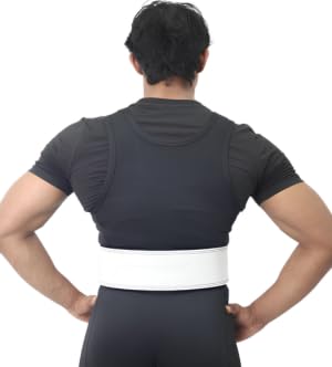 Image of 13mm Lever Belt - White Leather Weightlifting Belt with Black Buckle - Powerlifting Gym Belt for Men & Women - Heavy-Duty - Men & Women (White Belt Black Buckle, M)