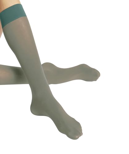 Image of FALKE Women's Pure Matt Knee-High Socks, Semi Opaque 50 Denier, More Colors, 1 Pair